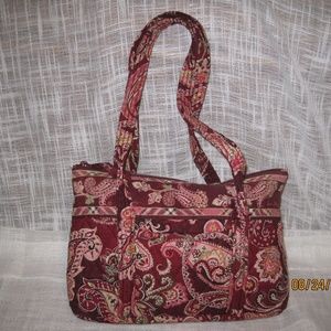 Vera Bradley red paisley pocketbook